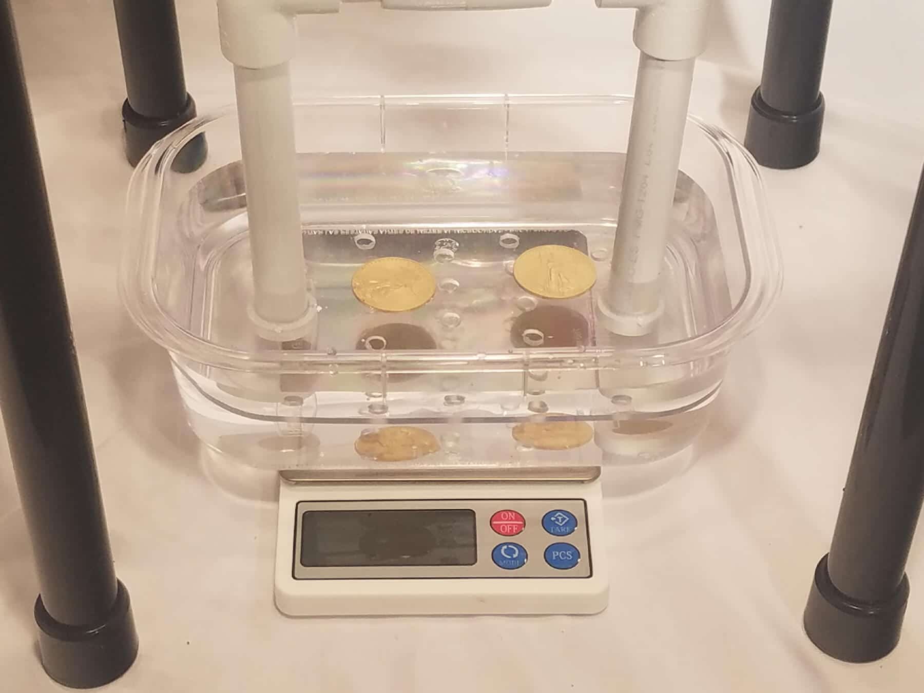 Specific Gravity Gold Tester Affordable / Portable Detect Fake Metals